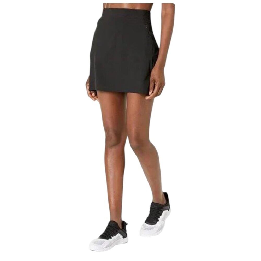 Calvin Klein Performance NWT Skort Black Side Zipper Pockets Size XXL